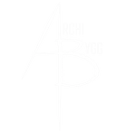 Hvit logo av Archi Bygg AS